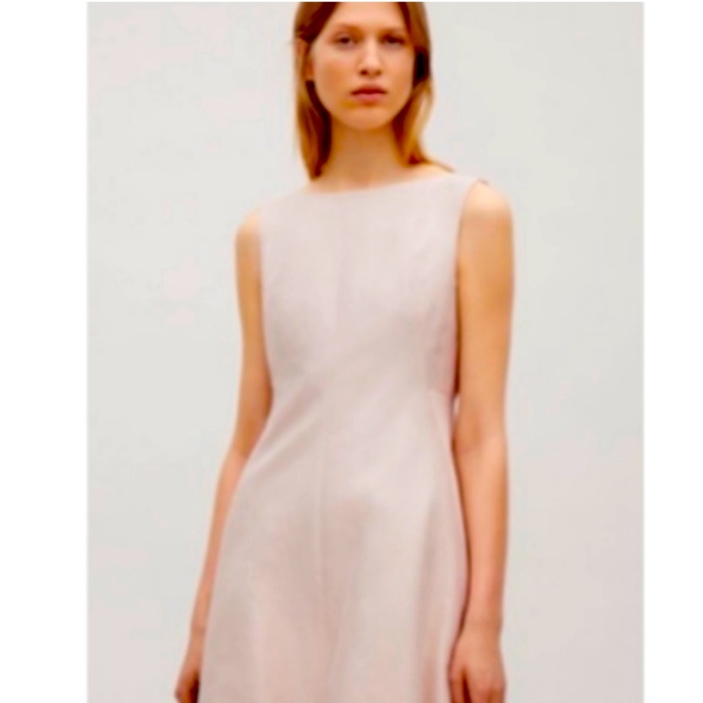 COS Biscuit/Beige Sleeveless Tulip Dress NWT